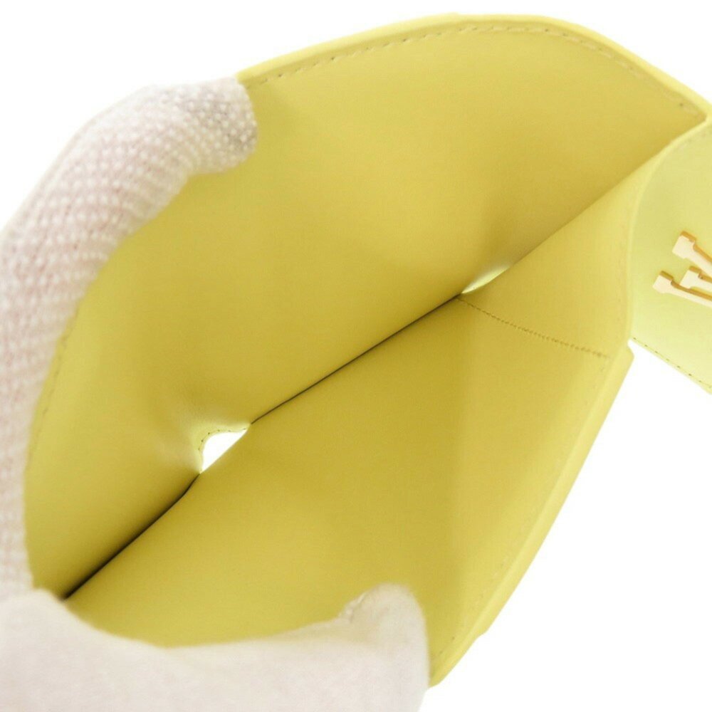 LOUIS VUITTON Yellow Leather Wallet - Picture 7 of 9
